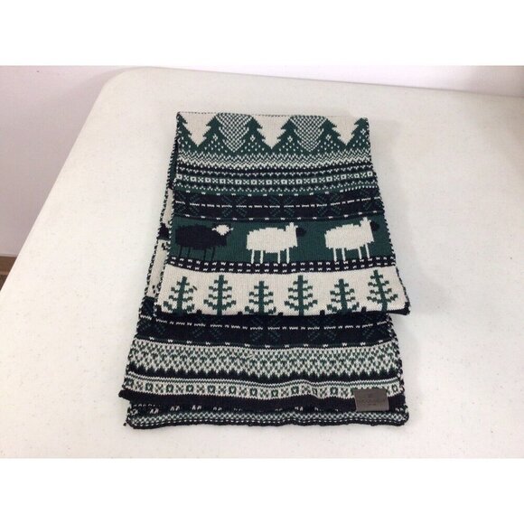 Woolrich Nordic Winter Scarf Animal Print - Picture 5 of 9